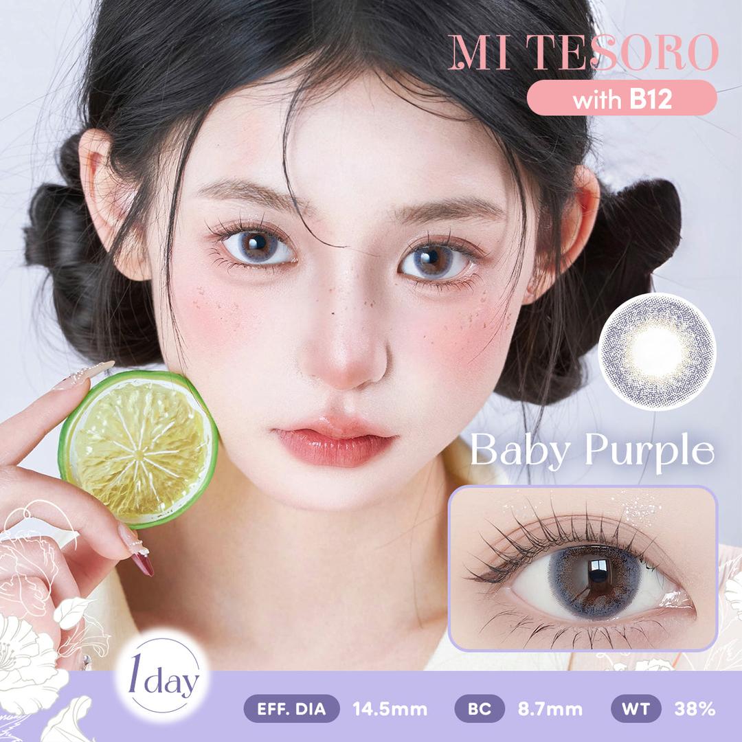 Baby Purple-Mi Tesoro 1 Day Color Con 10pcs
