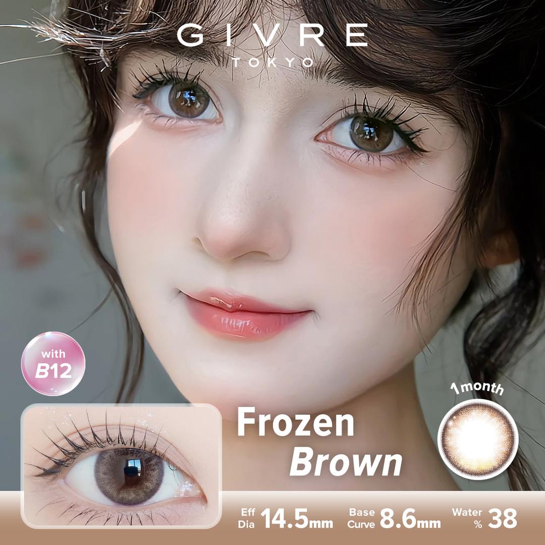 Frozen Brown-Givre Monthly Color Con 2pcs (Eff Dia:14.5mm)