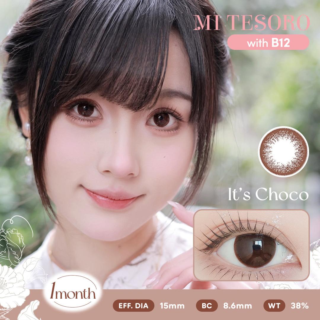 Its Choco -Mi Tesoro Monthly Color Con 2pcs (Eff dia:15mm)
