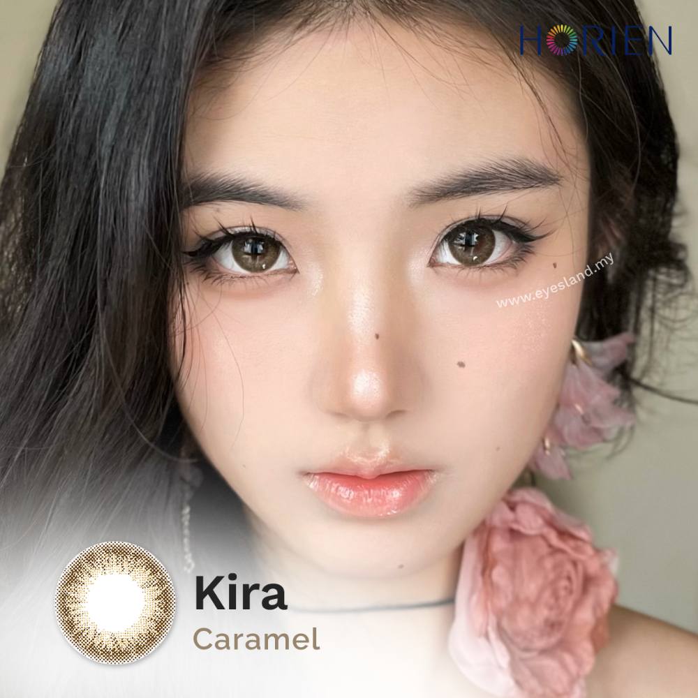 Kira Caramel-Kira-Kira Monthly Color Lens 2pcs (Eff dia:14.2mm)
