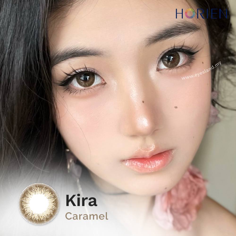 Kira Caramel-Kira-Kira Monthly Color Lens 2pcs (Eff dia:14.2mm)