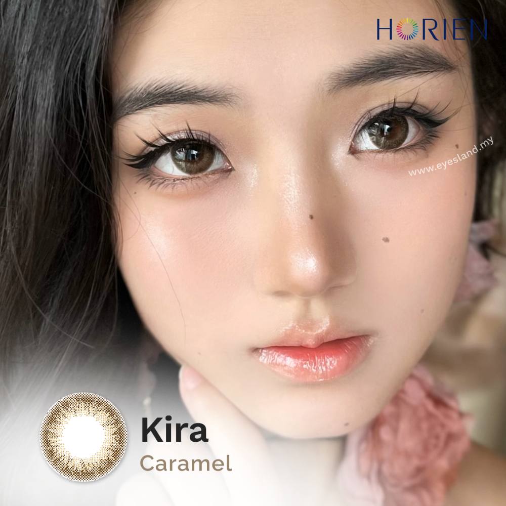 Kira Caramel-Kira-Kira Monthly Color Lens 2pcs (Eff dia:14.2mm)