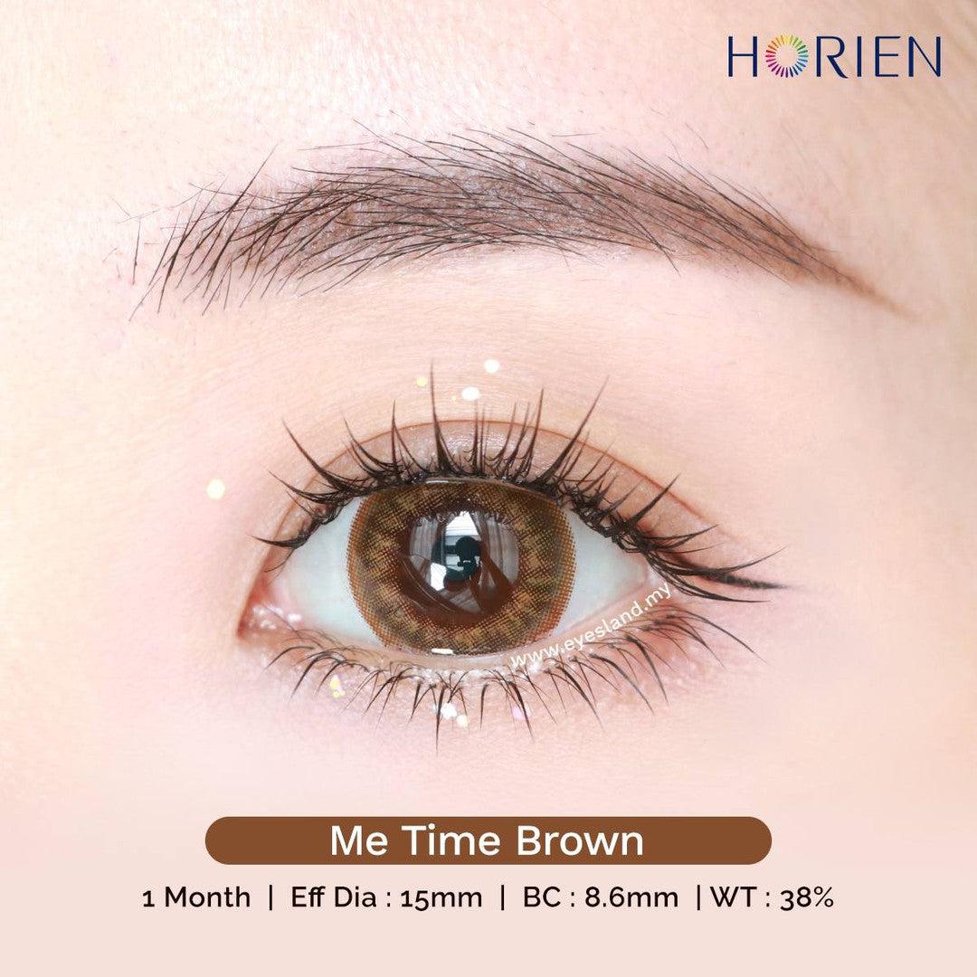 Me Time Brown-Kira-Kira Monthly Color Lens 2pcs (Eff dia:15mm)