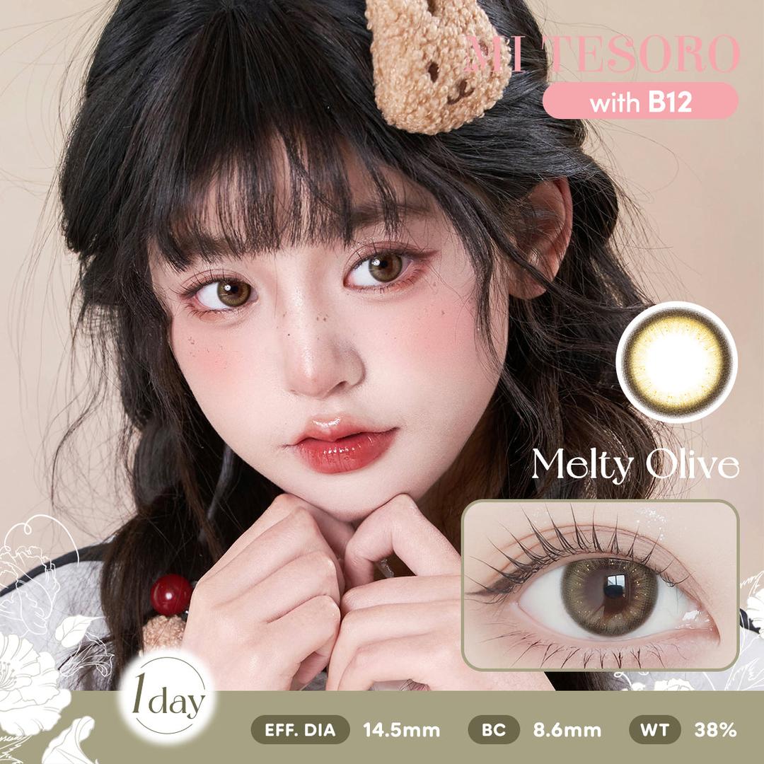 Melty Olive-Mi Tesoro 1 Day Color Con 10pcs (Eff dia:14.5mm)