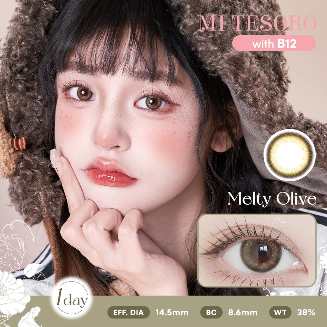 Melty Olive-Mi Tesoro 1 Day Color Con 10pcs (Eff dia:14.5mm)