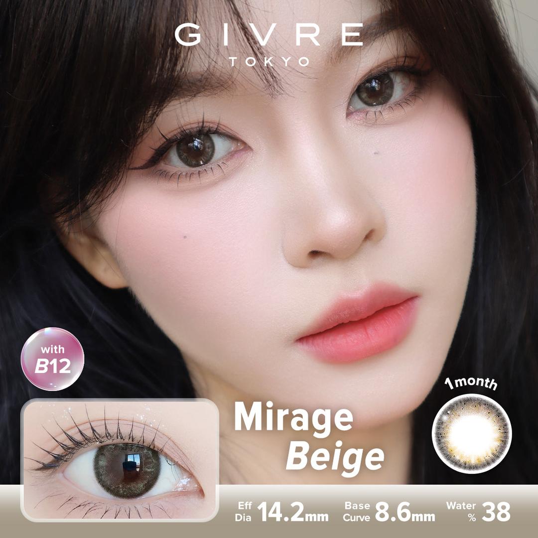 Mirage Beige-Givre Monthly Color Con 2pcs (Eff Dia:14.2mm)