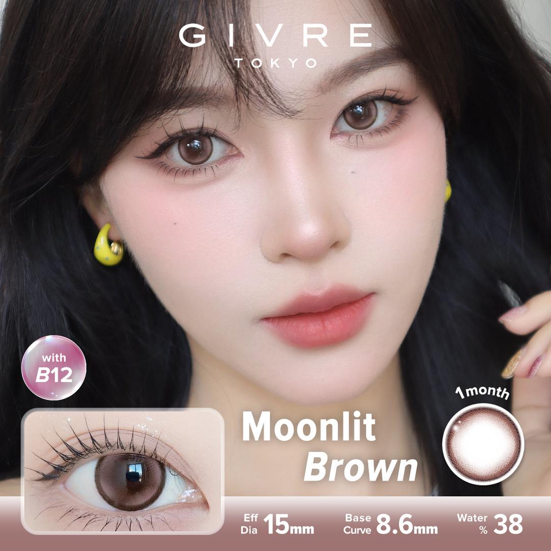 Moonlit Brown-Givre Monthly Color Con 2pcs (Eff Dia:15mm)
