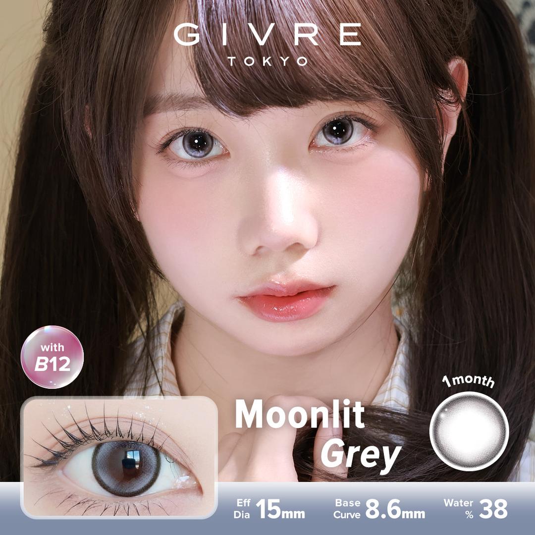 Moonlit Grey-Givre Monthly Color Con 2pcs (Eff Dia:15mm)