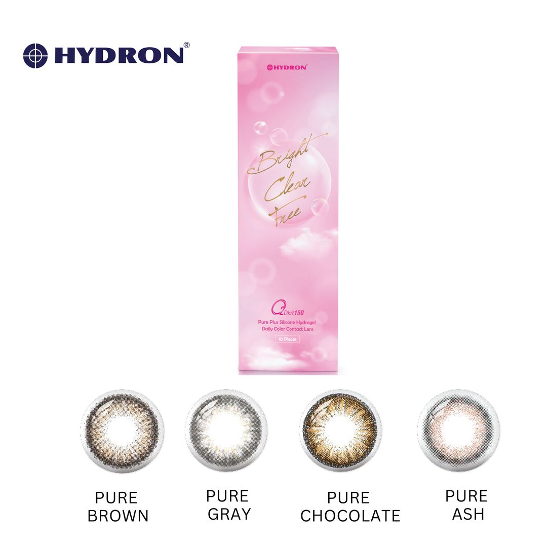Pure Grey-Pure Plus Silicone Hydrogel 1 Day Color Contact Lens 10pcs (Eff dia:14.2mm)