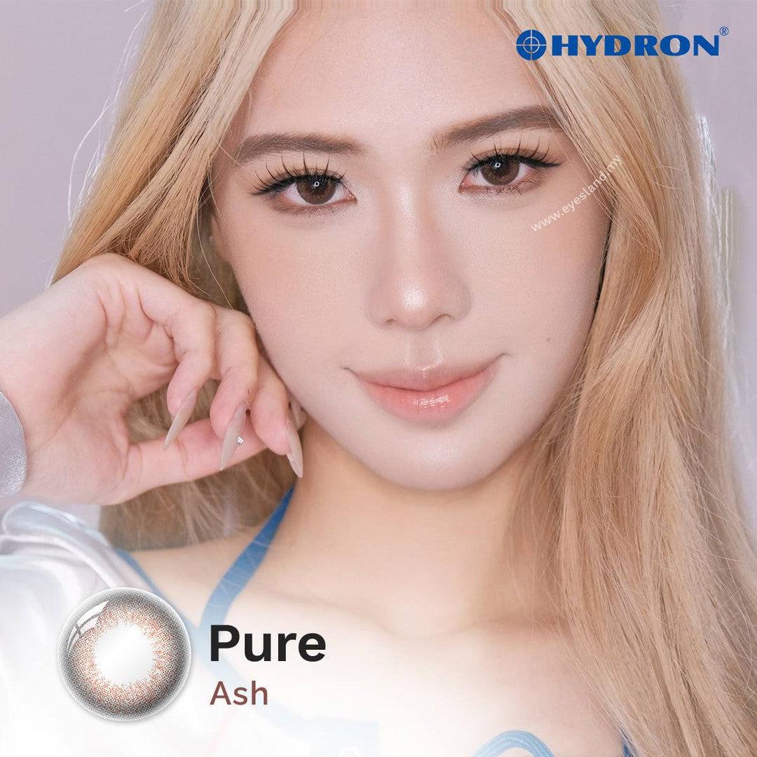 Pure Ash-Pure Plus Silicone Hydrogel 1 Day Color Contact Lens 10pcs (Eff dia:14.5mm)