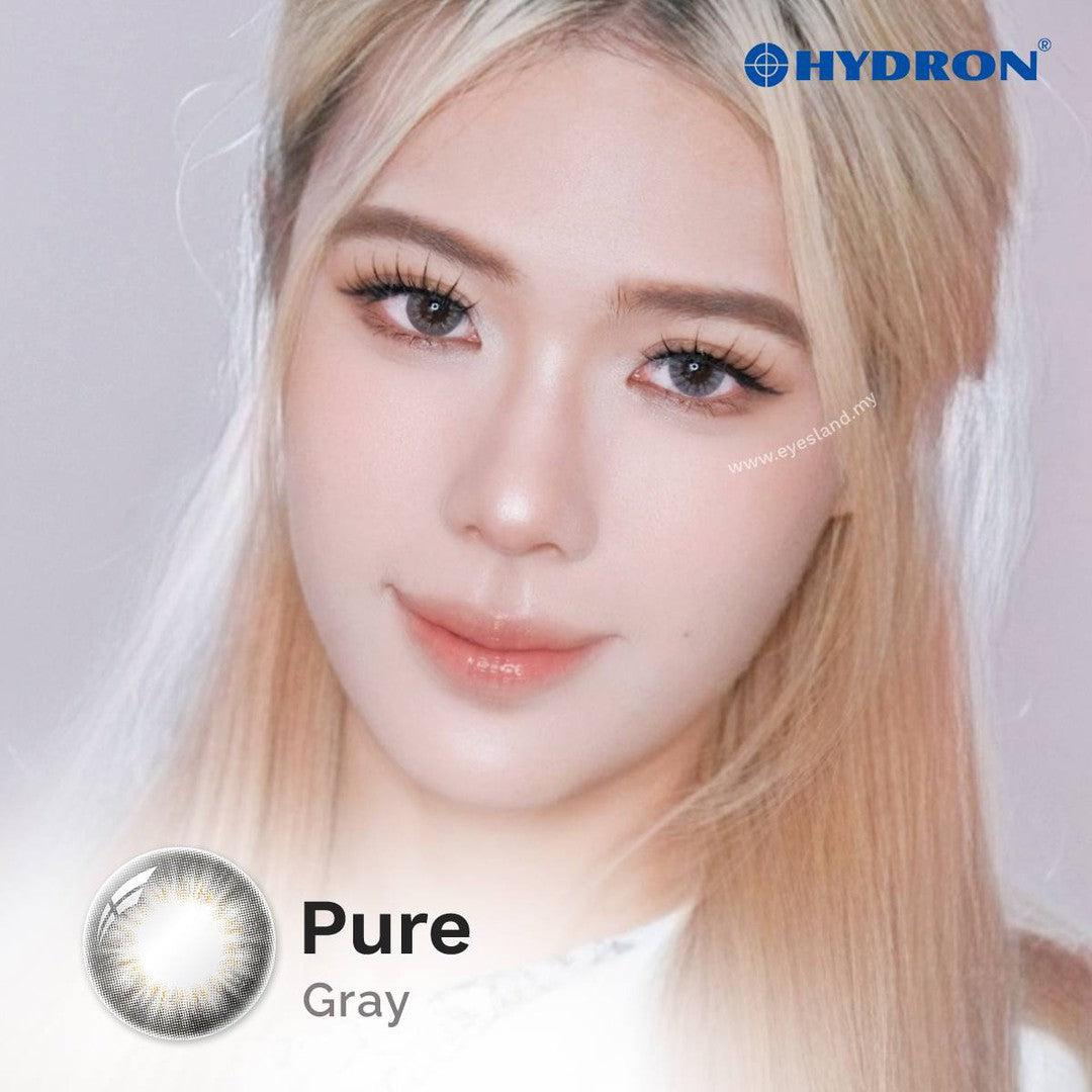 Pure Grey-Pure Plus Silicone Hydrogel 1 Day Color Contact Lens 10pcs (Eff dia:14.2mm)