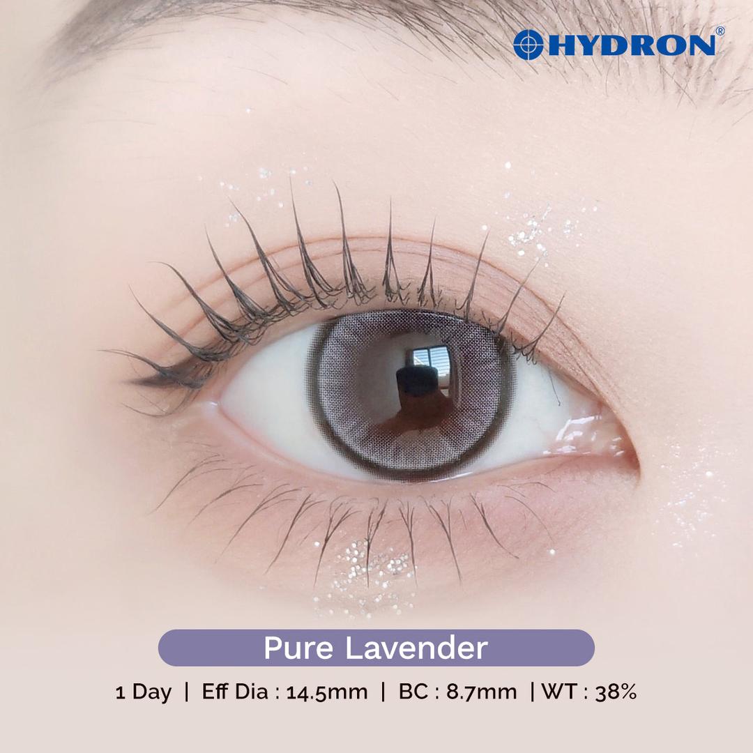 Pure Lavender -Pure Plus Silicone Hydrogel 1 Day Color Contact Lens 10pcs (Eff dia:14.2mm)