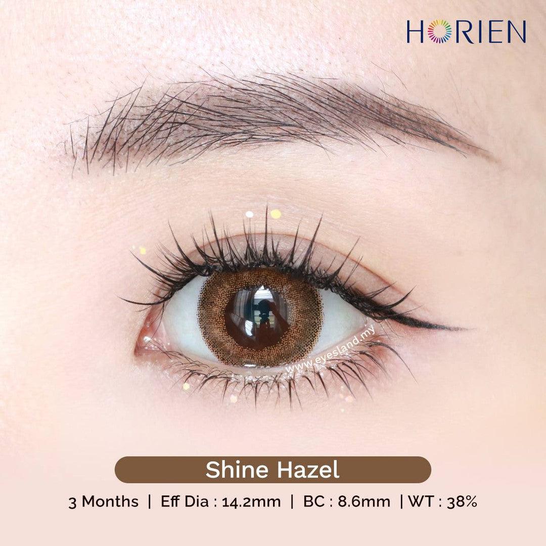 Shine Hazel-Eye Secret 38% 3 Month Color Lens 2pcs (Eff dia:14.2mm)