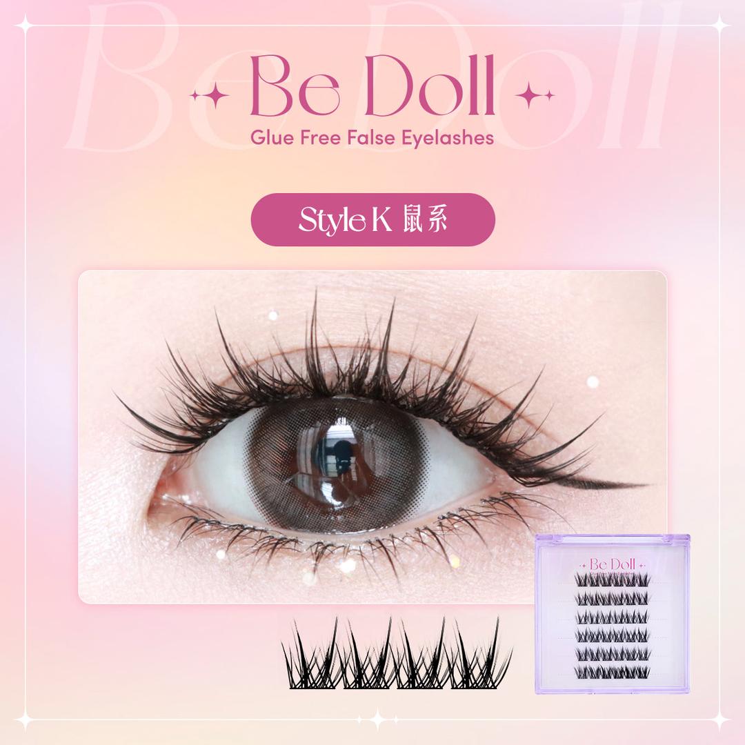 Be Doll Glue free False Eyelashes - Style L 鼠系