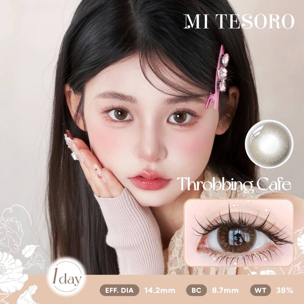 Throbbing Cafe-Mi Tesoro 1 Day Color Con 10pcs (Eff dia:14.2mm)