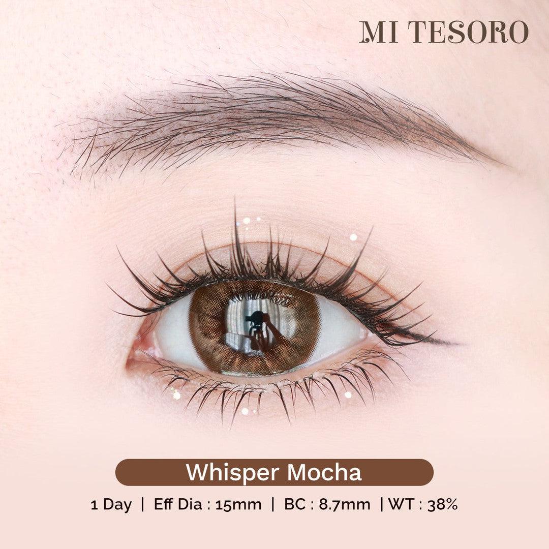 Whisper Mocha-Mi Tesoro 1 Day Color Con 10pcs (Eff dia:15mm)