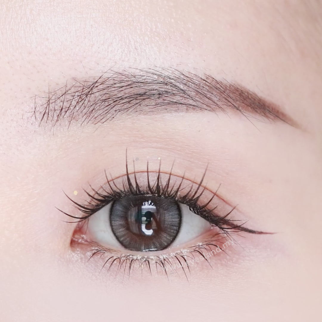 Sparkling Grey-Mi Tesoro Monthly Color Con 2pcs (Eff dia:14.5mm)