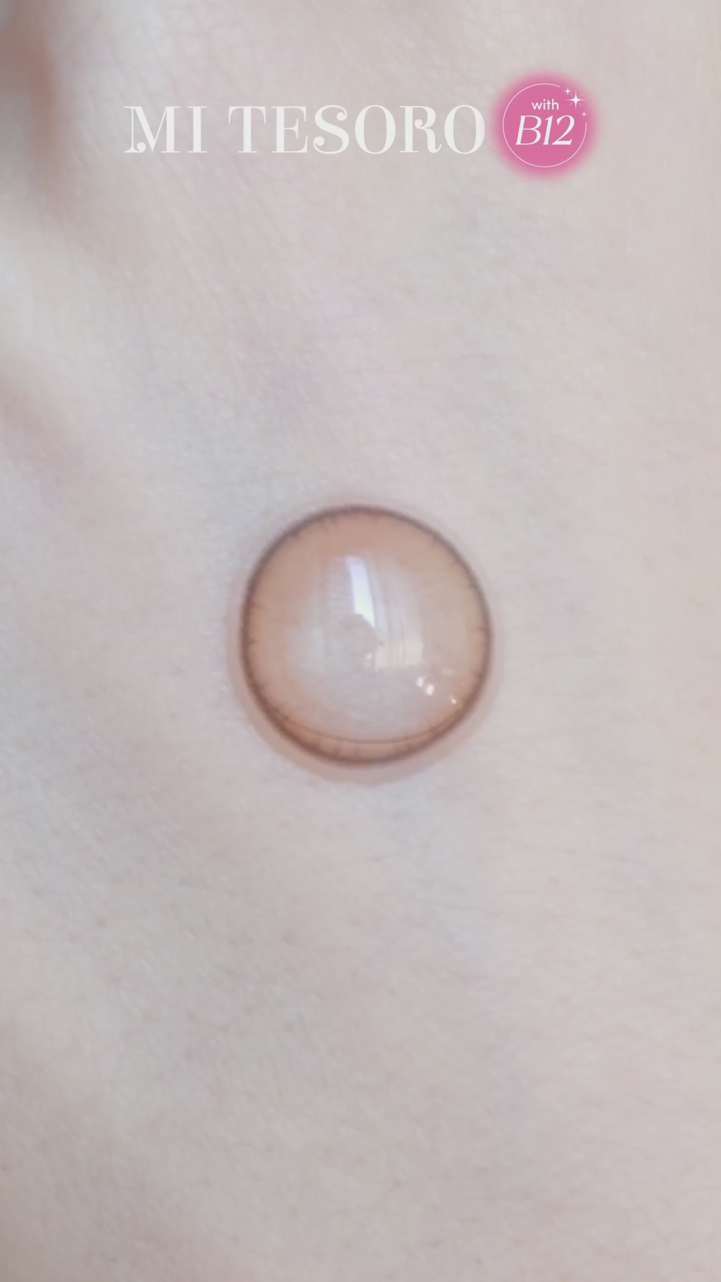 Pearly Beige-Mi Tesoro 1 Day Color Con 10pcs (Eff dia:14.5mm)