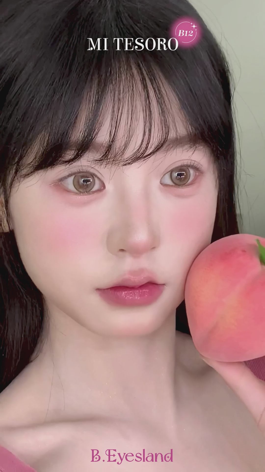 Milky Brown-Mi Tesoro Monthly Color Con 2pcs (Eff dia:14.5mm)