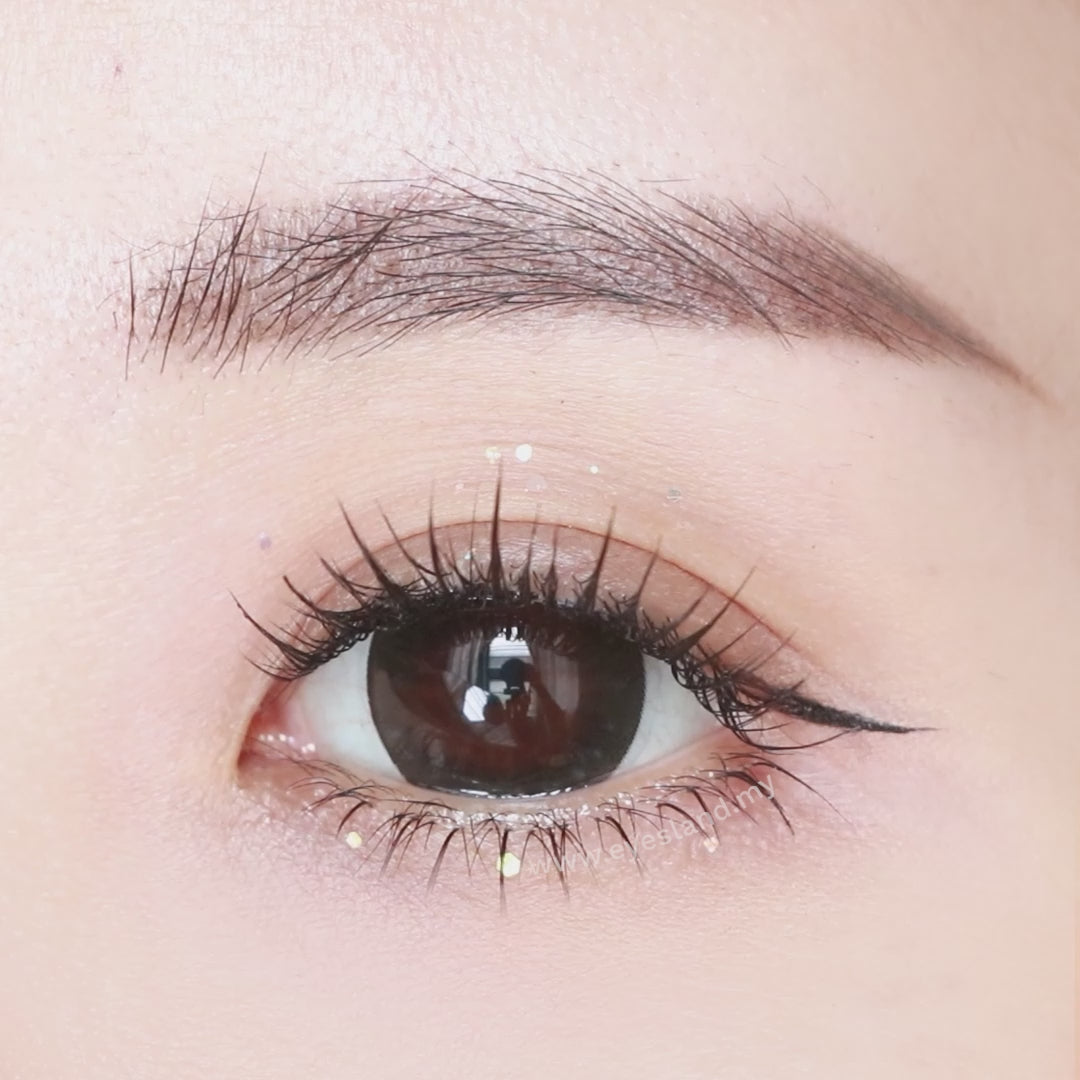 Sassy Black-Eye Secret 38% Monthly Color Lens 2pcs (Eff dia:16mm)