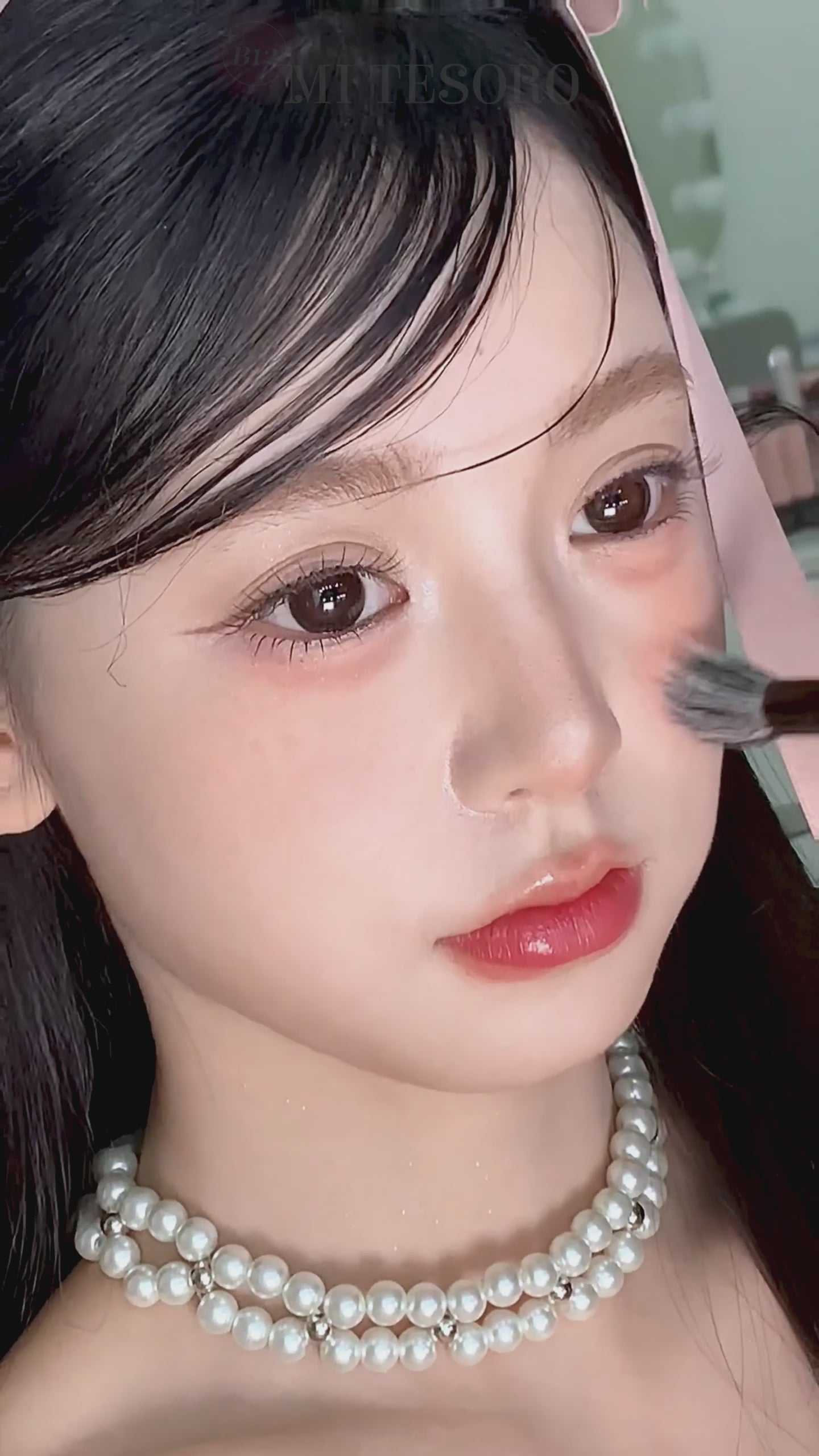 Its Black -Mi Tesoro Monthly Color Con 2pcs (Eff dia:15mm)