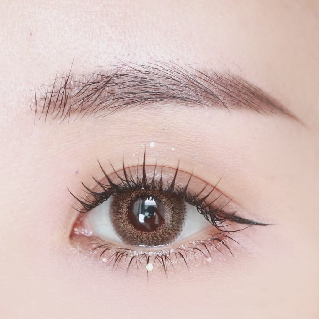 Dreamy Brown-Eye Secret 38% Monthly Color Lens 2pcs (Eff dia:14.2mm)