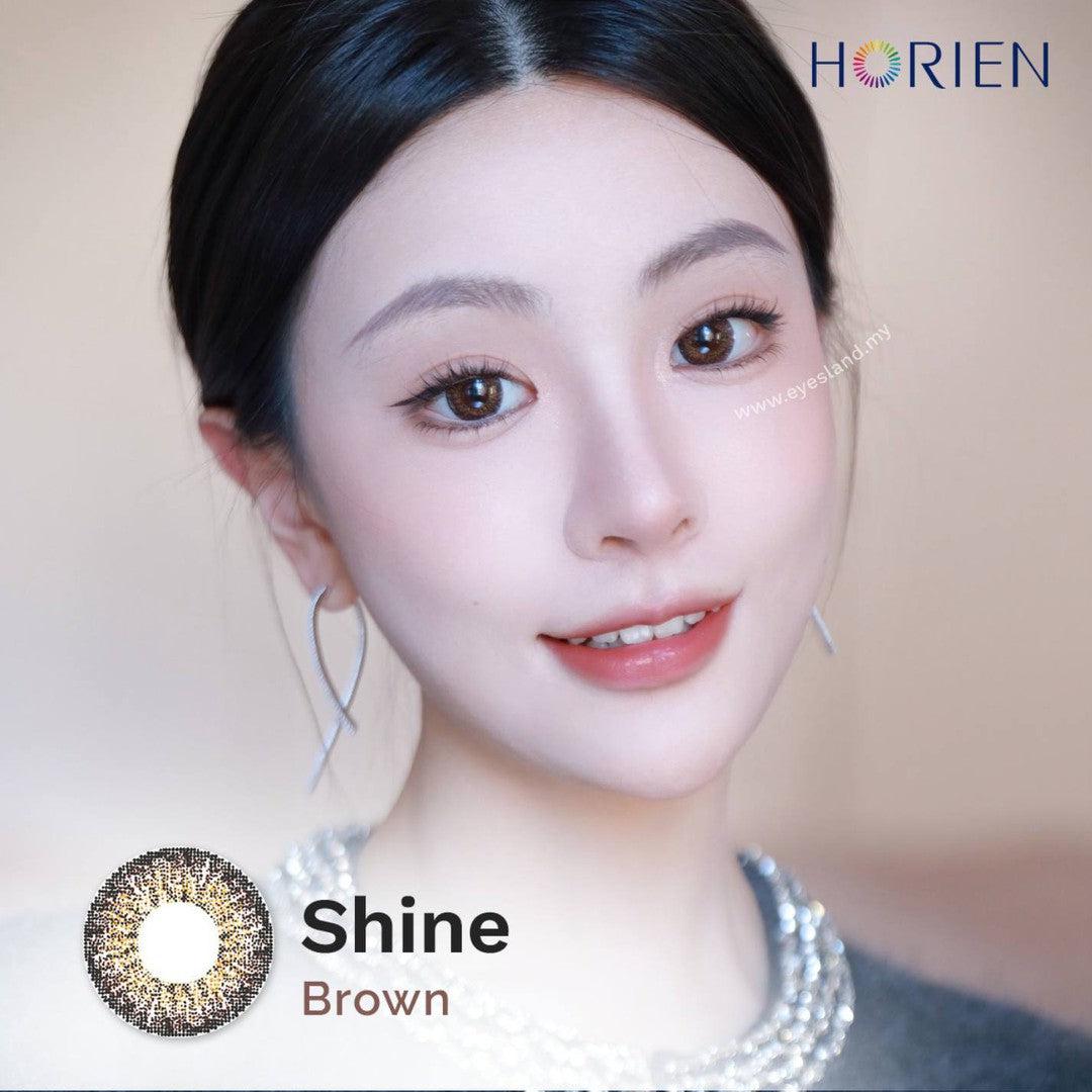 Shine Brown-Eye Secret 38% 3 Month Color Lens 2pcs (Eff dia:16mm)